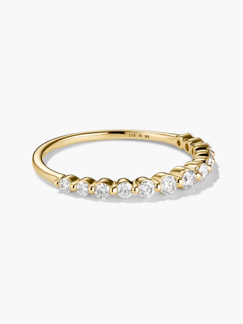 Mejuri Lacey Lab Grown Diamond Ring (Size 7)
